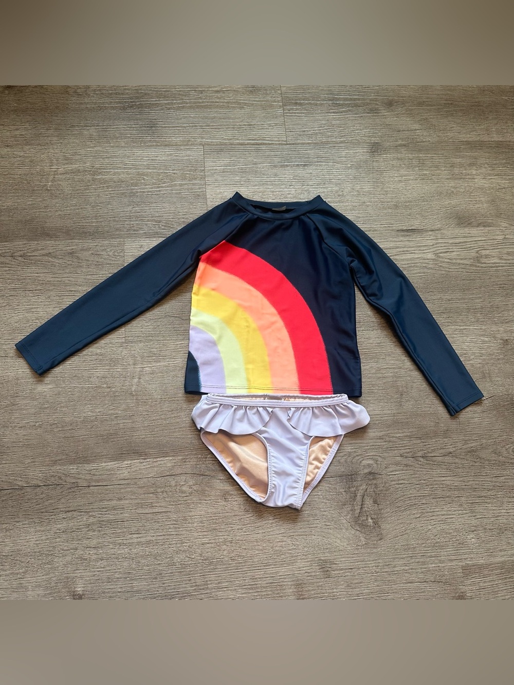 Old navy rainbow rash guard
